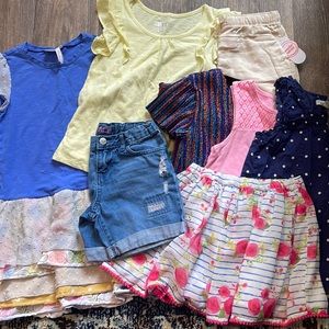 Girls Summer Lot Bundle Size 7/8